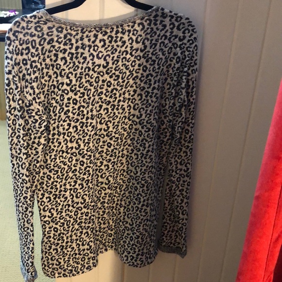 Long printed sparkle top - Picture 2 of 4